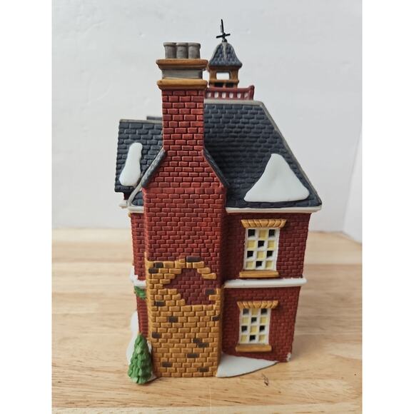 Dept 56 Boarding & Lodging School #5810-6 Dickens' Village Series WLite Orig Box - Picture 12 of 16